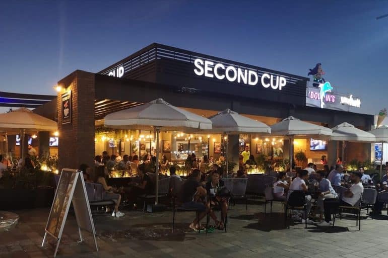 second cup 5 Έξοδος